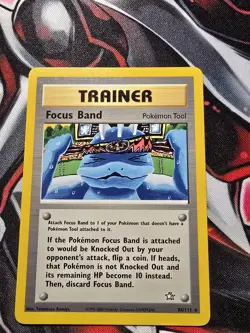 Focus Band 86/111 Neo Genesis Regular LP - Pokemon TCG - Image 1