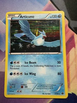 Pokemon TCG Articuno Holo Rare Card 27/99 Next Destinities - Image 1