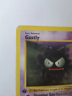 1st Edition Shadowless Gastly 50/102 Base Set Pokemon Vintage - Image 4