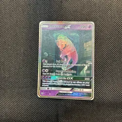 Pokemon TCG - Mewtwo GX 78/73 - Shining Legends Secret Rare HP - Image 1