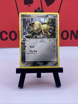 Meowth 71/110 Delta Species Regular Common Holon Phantoms Pokemon Card NM - Image 2