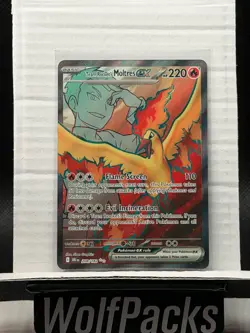 Pokemon SV10: Destined Rivals - Team Rocket's Moltres Ex 208/182 Ultra Rare Holo - Image 1