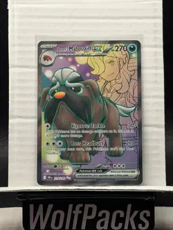 Pokemon TCG SV10 Destined Rivals - Arven's Mabosstiff Ex 218/182 Ultra Rare Holo - Image 1