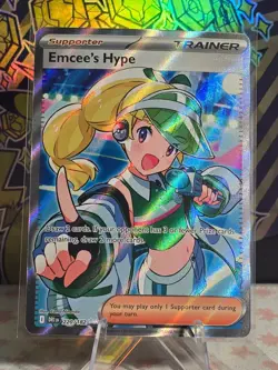 Emcee's Hype - 220/182 Ultra Rare Pokemon SV10: Destined Rivals - Image 1
