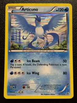Pokemon Articuno Holo Rare B&W Legendary Treasures 32/113 NM - Image 1