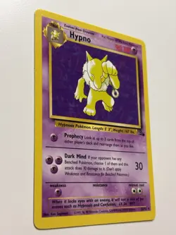 Hypno 23/62 Rare Fossil Pokemon Card Non Holo LP - Image 2