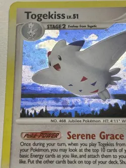 Pokemon Card - Togekiss Great Encounters 11/106 Holo Rare LP - Image 5