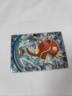 Topps Pokemon Magikarp 129 Series 3 Blue Logo Non Holo TV Animation Edition - Image 2