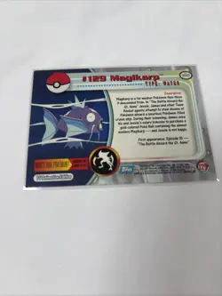 Topps Pokemon Magikarp 129 Series 3 Blue Logo Non Holo TV Animation Edition - Image 5