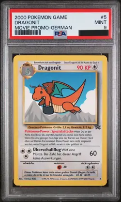 Dragoran 5 Error Name Pokemon TCG Wizards Black Star Promos WP 2000 VTG DE PSA 9 - Image 1