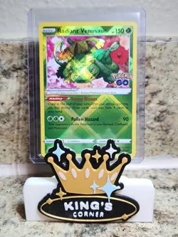 Radiant Venusaur 004/078 Pokemon GO Reverse Holo - Image 1