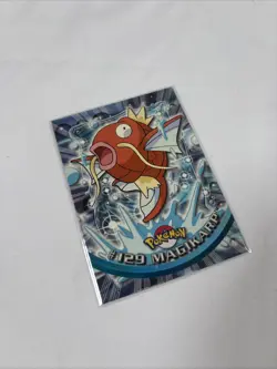 Topps Pokemon Magikarp 129 Series 3 Blue Logo Non Holo TV Animation Edition - Image 5