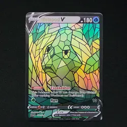 Pokemon Caterpie Stain Glass Holo Read Description - Image 1