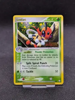 Pokemon Ledian 23/109 EX Team Rocket ReturnsHolo Rare Reverse Stamp NM - Image 1