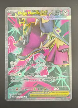 Mega Mawile EX Full Art Ultra Rare 162/132 Pokemon Mega Evolution NM - Image 2