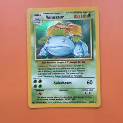 Pokemon TCG Venusaur Base Set 15/102 Holo Unlimited Holo Rare - HP - Image 1