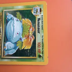 Pokemon TCG Venusaur Base Set 15/102 Holo Unlimited Holo Rare - HP - Image 2
