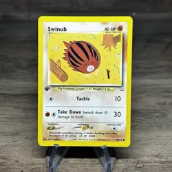 Swinub 57/64 Neo Revelation 1st Edition Vintage 2000 Pokemon NM - Image 1