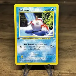 Pokemon - Goldeen - Neo Revelation 45/64 1st Edition - Common - NM - Image 1