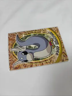 2000 Topps Pokemon Series 3 #147 Dratini Blue Logo 1st Edition TV Animation - Image 4