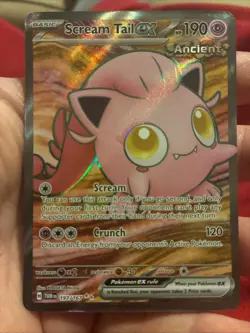 Pokemon TCG - Scream Tail EX 197/167 - Twilight Masquerade - Secret Rare - NM/M - Image 1
