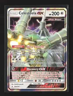 Pokemon SM - Unbroken Bonds #163/214 Ultra Rare Celesteela GX Holo - Image 1