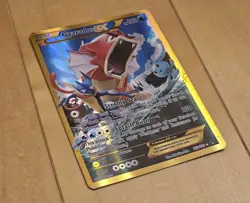 Pokemon TCG Rare Secret Gyarados EX 123/122 Breakpoint - Image 1