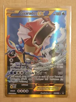 Pokemon TCG Rare Secret Gyarados EX 123/122 Breakpoint - Image 2