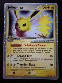 JOLTEON EX 109/113 EX DELTA SPECIES LP - NM POKEMON - Image 1