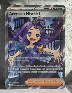 Acerola’s Mischief Pokemon TCG Mega Evolutions Base 165/132 Illustration Rare - Image 3