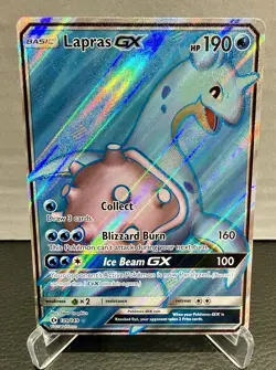 Lapras GX Full Art Rare - 139/149 Sun & Moon Base Set - Pokemon TCG - Image 1