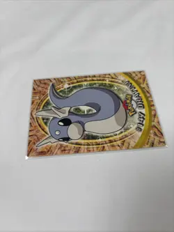 2000 Topps Pokemon Series 3 #147 Dratini Blue Logo 1st Edition TV Animation - Image 4