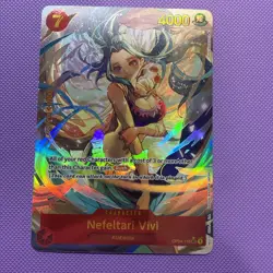 Nefeltari Vivi One Piece Kingdoms of Intrigue OP04-118 Secret Rare Alt Art NM - Image 1