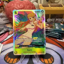 Nami SR OP08-106 English One Piece Card Game Two Legends - Image 1