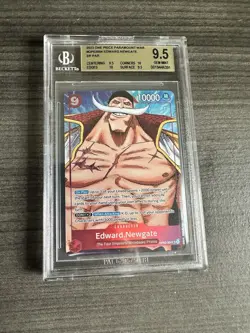 Edward Newgate (Alt Art) One Piece Card Game TCG OP02-004 English Paramount War - Image 1