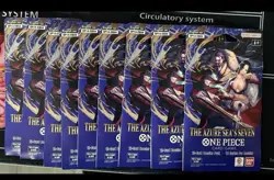 LOT OF 9 - One Piece TCG: The Azure Sea's Seven Sleeved Booster OP-14 English - Image 1