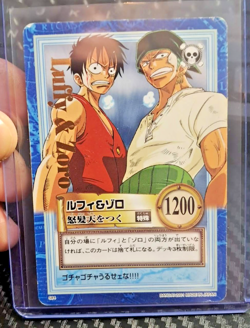 BANDAI One Piece Hyper Battle S84 MONKEY D LUFFY GOLD FOIL STAMPED SCARCE EARLY - Image 1