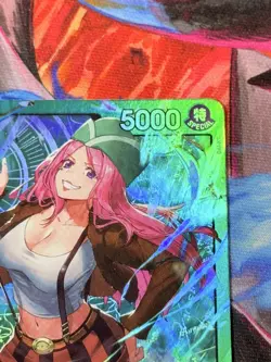 One Piece OP07-019 Jewelry Bonney Green Leader English Near Mint - Image 4
