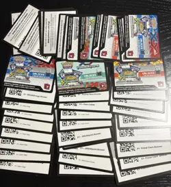 53 UNUSED Pokemon XY and Sun & Moon TCG Code Cards (DESCRIPTION) - Image 1
