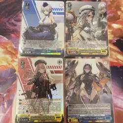 Weiss Schwarz Nikke Goddess of Victory Lot of 9 Cards SR RRR English - Image 1