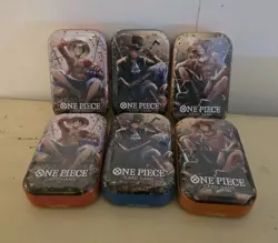 One Piece Card Game Mini-Tin Pack 2 Sets Vol.2 New Sealed. Lot of 6 - Image 1