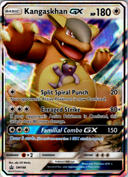 Kangaskhan GX SM188 Sun & Moon Black Star Promo 2019 Pokemon Card NM - Image 1