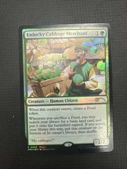 Unlucky Cabbage Merchant Foil - Unique and Miscellaneous Promos - Image 1