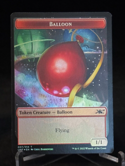 MTG Magic UNF Unfinity Foil Clown Balloon / Zombie Employee - Token - Image 1