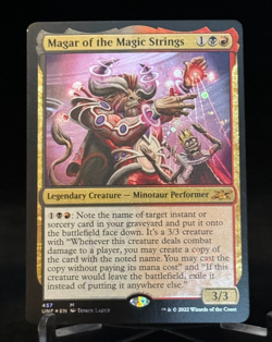 MTG Magic UNF Unfinity Galaxy Foil Magar of the Magic Strings - Mythic - Image 1