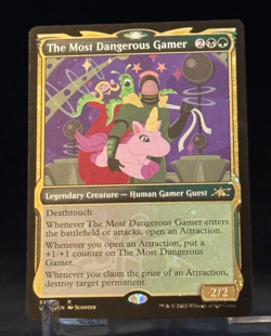 MTG Magic UNF Unfinity Galaxy Foil Variation The Most Dangerous Gamer - Rare - Image 1