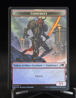 MTG NEO Kamigawa Neon Dynasty Foil Spirit / Constrict - Token - Image 2
