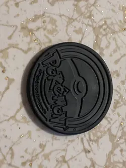 RARE Pokemon TCG flip coin Mew silver glitter holofoil Groundbreaker theme deck - Image 3