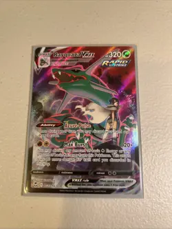 Pokemon TCG Rayquaza VMAX TG20/TG30 Swsh12: Silver Tempest Holo - Image 1