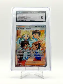2024 POKEMON PALDEAN FATES ULTRA RARE PALDEAN STUDENT 230/091 CGC 10 - Image 1